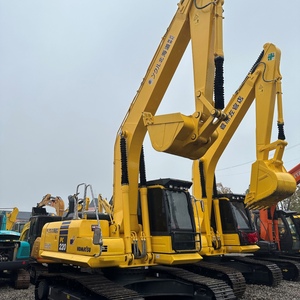 Maquinaria usada japonesa de calidad para movimiento de tierras, excavadora de cadenas Komatsu PC220 PC200 de 22 toneladas para construcción pesada. - Product Image 1