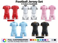 Ensemble de maillots et shorts de football personnalisés, uniforme d'équipe de football, léger, respirant, séchage rapide, sublimation, fournisseur en gros OEM ODM
