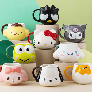 Mug Mignon Hello Kitty Grande Capacité pour Eau/Lait pour Filles avec Anse de Haute Qualité Tasse en Céramique Résistante aux Hautes Températures avec Cuillère - Product Image 1