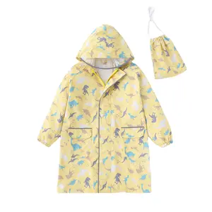 Cartoon Children Raincoat Kids Rain Jacket with School Thick Poncho Waterproof Lightweight outwear kids raincoat