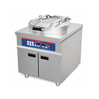 Plaque de cuisson électrique commerciale en acier inoxydable 5KW avec options de plaques en aluminium peu profondes et profondes