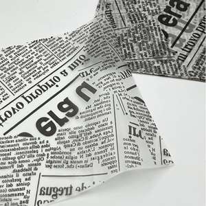 Custom Printed Food <b>Wrapping</b> Use Greaseproof <b>Paper</b> Baking Custom Burger Wrappers <b>Paper</b> - Product Image 3