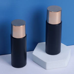 Sang Trọng Màu Đen Vít Bìa 30Ml 50Ml <span class=keywords><strong>60Ml</strong></span> 100Ml Chai <span class=keywords><strong>Pet</strong></span> Với Vàng Vít Cap Tùy Chỉnh Chai Cho Chăm Sóc Da Kem Dưỡng Da - Product Image 5