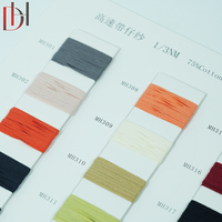 Factory Direct Sales Dihong High-Performance Double Twist 3NM High-Speed Dyed Fancy Polyester/Cotton Ribbon Yarn for Clothing