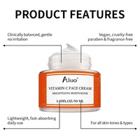 Crème hydratante végane anti-âge, anti-taches, anti-rides, illuminatrice et raffermissante avec échantillon gratuit