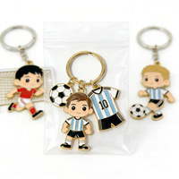 Porte-clés personnalisé en métal, logo en alliage de zinc, balle de tennis, volley-ball, football, émail personnalisable, design original, pour footballeurs, mignon et personnalisé