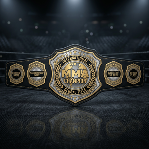 เข็มขัดแชมป์ MMA ระดับโลก แบบสั่งทำพิเศษ พร้อมชื่อและตำแหน่ง เข็มขัดแชมป์เฮฟวี่เวท ขนาดผู้ใหญ่ - Product Image 3