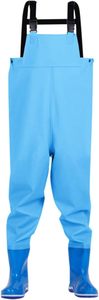 TOPIND <span class=keywords><strong>cuissardes</strong></span> de pêche imperméables en PVC pour enfants avec bottes <span class=keywords><strong>cuissardes</strong></span> de poitrine pour enfants - Product Image 2