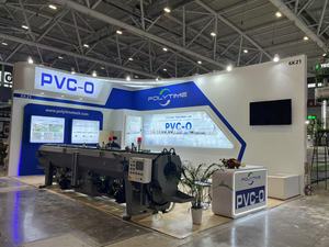Polytime双螺杆PLC 160-400毫米pvc-o管真空校准罐挤出生产线螺杆轴承电机发动机齿轮箱主 - Product Image 4