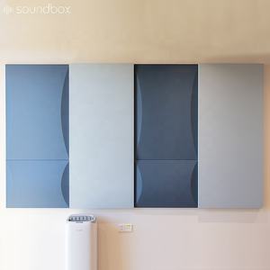 Звукопоглощающие акустические панели из тканевого волокнистого материала, устраняющие эхо в помещении. - Product Image 2