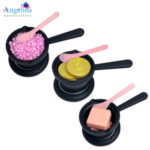 เครื่องอุ่นแว็<span class=keywords><strong>ก</strong></span>ซ์<span class=keywords><strong>ก</strong></span>ำจัดขนขนาดเล็ก 200 มล. แบบขายส่ง พร้อมที่จับ ปลอดสารพิษ สำหรับใช้ในร้านเสริมสวยและที่บ้าน - Product Image 4