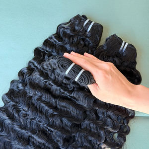 100% Unprocessed Brazilian Burmese <b>Curly</b> Bundles 20-32 inch for Black Women <b>Hair</b> Weft Virgin Cuticle Aligned Raw <b>Hair</b> Bundles - Product Image 2