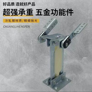 Sofá de hierro de diseño moderno, respaldo de goma antipellizco, bisagra multifuncional para sala de estar, cocina, muebles de baño, gimnasio escolar - Product Image 4