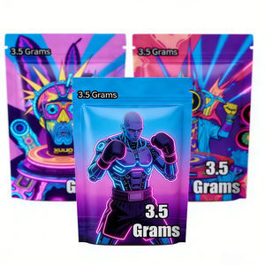 Bolsas de Papel de Aluminio y Poliéster con Logotipo Personalizado, Impresas, con Cierre Hermético, Resistentes al Olor, de 3.5g, 100 Unidades - Product Image 5