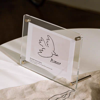 Présentoir acrylique imperméable personnalisable de support de Tableau de panneau d'affichage pour des panneaux publicitaires