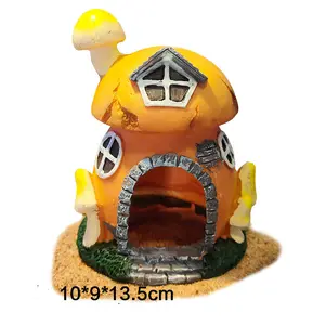 버섯 집 수족관 장식 게 숨김 수족관 및 액세서리 파인애플 집 물고기 탱크 수족관 - Product Image 1