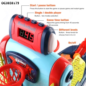 Jeu de table de combat <span class=keywords><strong>mini</strong></span> cerceau de basket-ball en plastique jouet à doigts pour enfants - Product Image 4
