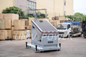 เสาไฟเคลื่อนที่สำหรับงานกลางแจ้งแบบควบคุมระยะไกลทุกสภาพพื้นผิว ปี 2026 พร้อมพลังงานแสงอาทิตย์ประสิทธิภาพสูง 3*490 วัตต์ สำหรับงานก่อสร้างและวิศวกรรม - Product Image 2