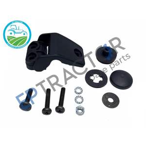 Kit de bisagras de ventana de plástico EPTRACTOR AL71331 de fácil instalación para John Deere 6010 6110 6210 6310 6510 6610+ - Product Image 1