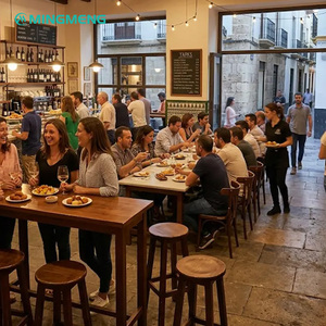 Juego de Muebles de Espuma de Alta Densidad para Uso Comercial en Cafeterías, Restaurantes y Tiendas de Café, con Mesas y Sillas de Alta Calidad en Colores Opcionales - Product Image 3