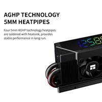 Thermalright HR10 2280 PRO Digital ARGB Negro M.2 SSD Enfriador de disco duro de estado sólido con pantalla y control inteligent