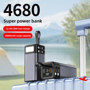 Batería Externa de Gran Capacidad 20000mah 10000mah PD22.5W con Salida USB, Power Bank para Exteriores - Product Image 4