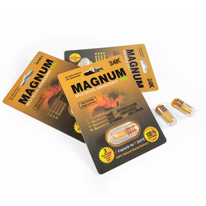 Capsules MAGNUM 24K Premium pour hommes, à action rapide, pour une performance longue durée, vitalité et endurance accrues, service OEM - Product Image 4