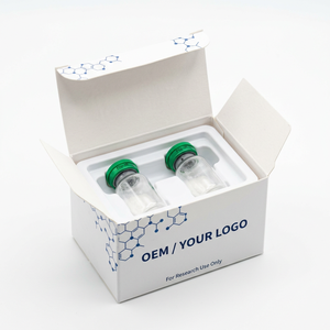 Custom Full-Color Printed Peptide Folding Box with Blister Tray Insert for 10 Vials Professional Laboratory Research - Product Image 2