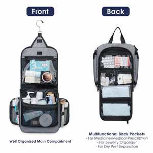 Bolsa de Aseo Colgante Grande con Múltiples Compartimentos, Bolsa de Joyería de Calidad Premium, Organizador de Cosméticos y Artículos de Aseo - Product Image 2