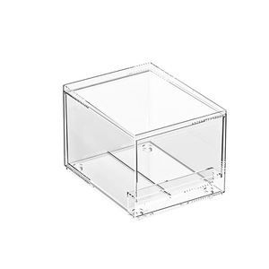 Stackable nhựa trong suốt nhà bếp ngăn kéo tủ lạnh tổ chức thùng dễ dàng thực phẩm lưu trữ container cho thể loại phân chia - Product Image 6