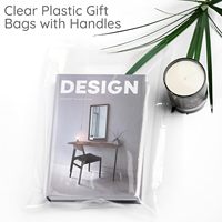 Sacs d'emballage en plastique HDPE personnalisés à soufflets latéraux avec poignée Flexiloop, pour supermarché, exposition, design aseptique, utilisation pratique, marque YS