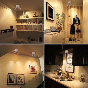 Luz LED para Gabinete T029B, 13 Colores RGB, Control Remoto Inalámbrico, Ángulo Ajustable, Montaje en Superficie, Fácil Instalación - Product Image 1