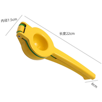 Gebruiksvriendelijke, handige citruspers, efficiënt dubbelwandig ontwerp, vers sap, aluminiumlegering, duurzaam, vaatwasserbestendig, fruit.