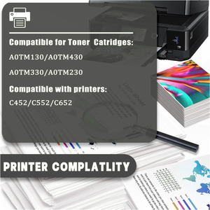 FULUXIANG-cartucho de tóner para TN-613, Compatible con TN613, para Konica Minolta bizhub C452 <span class=keywords><strong>552</strong></span> 552DS - Product Image 2