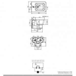Scarabeo Teorema moderno Bidet a parete facile da installare Shattaf in plastica ABS per wc o bagno per hotel - Product Image 4