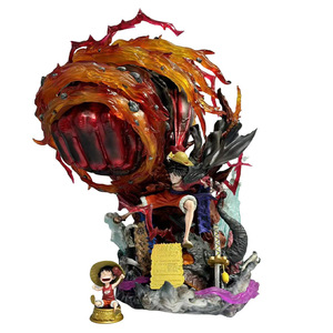 Chất Lượng Cao Trận Luffy Sợi Thủy Tinh Nhật Bản Anime Một Mảnh Nhân Vật Hành Động Hình Điêu Khắc Nhựa Luffy Bức Tượng - Product Image 6