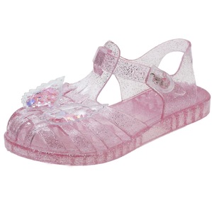 Mini sandales en caoutchouc néon Jell-o pour bébés et tout-petits garçons et filles, jolies sandales Jell-o pour filles - Product Image 1