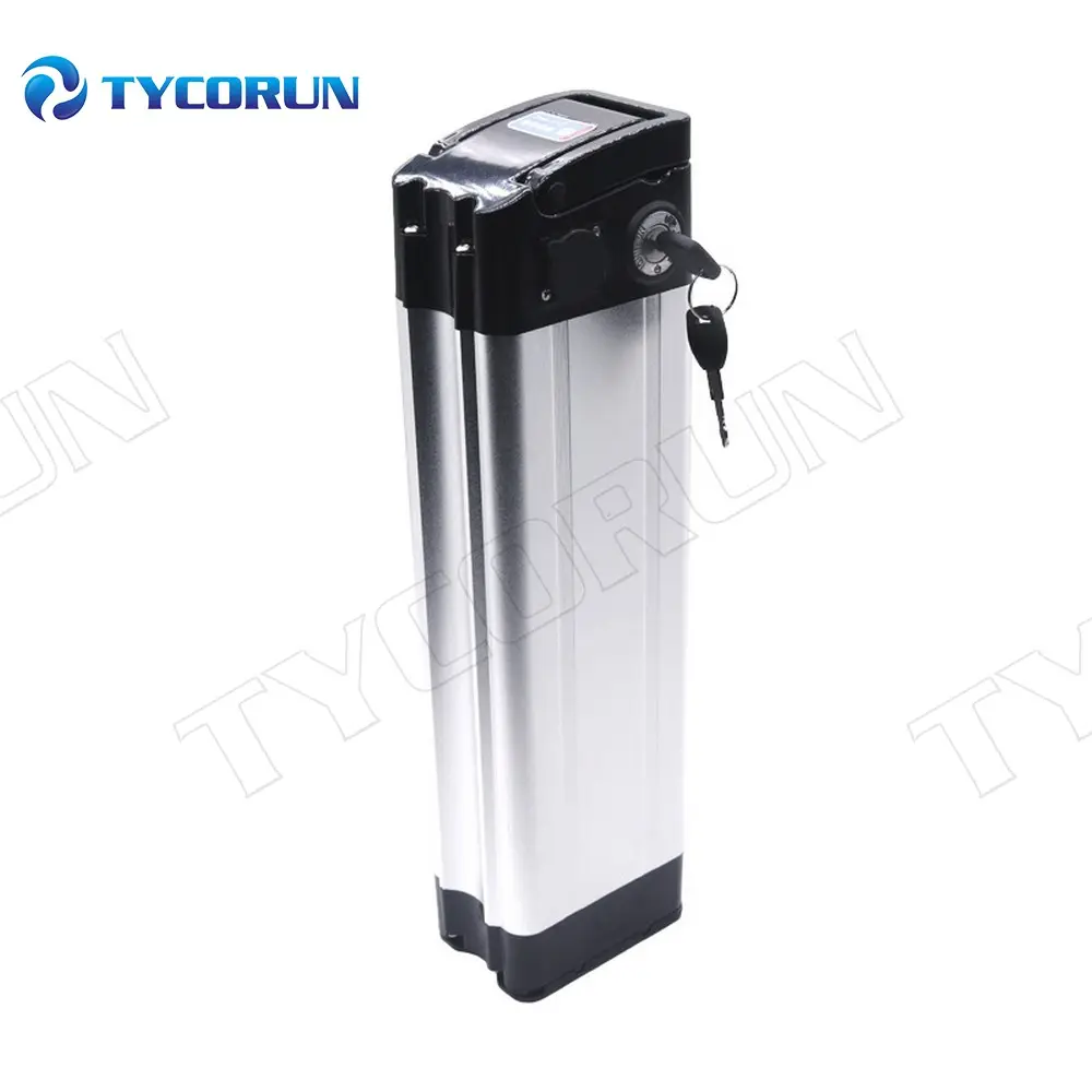 Batterie lithium 24/36/48/52/72v, 12/20 ah discrète, ebike, type Tycorun, pour vélo électrique