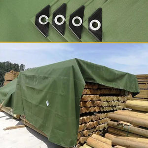 Tente en toile imperméable double face anti-UV robuste, tissu 100% polyester sergé, PVC recyclable, poteau de poids moyen, <span class=keywords><strong>camping</strong></span> en plein air - Product Image 1