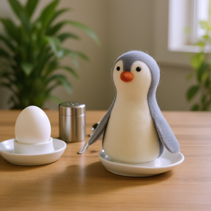 Chauffe-œufs Cilio Lana Penguin, lot de 6 accessoires de table - Product Image 3