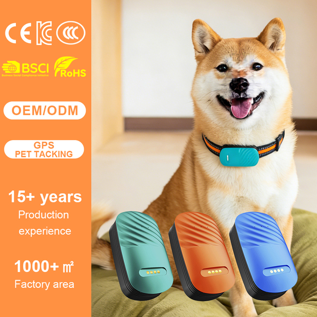 Qcool High Tech Pet Tracking Device Navigation Receiver Search Assistance Hiking Outdoor Glow Waterproof Dog GPS Collar