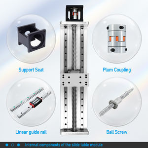 HLTNCリニアモジュールZ軸ステージHL15100デュアルガイドレールスライドストローク100mmから1200mmモジュールロボットキットCnc用 - Product Image 6