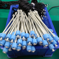 Jauge de niveau magnétique de qualité industrielle Capteur à boule flottante en PP pour réservoir d'eau et application de carburant Jauge d'eau liquide