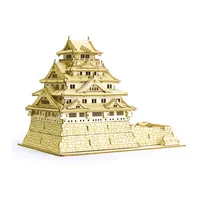 Teka-teki Kayu 3d Dewasa Istana Osaka Jepang Hadiah Natal