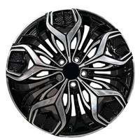 Jantes forgées 6061 T6 noir brillant usiné, design multi-rayons fendus, 12000T Turbine TUV JWL VIA Std S2 00002, 18 à 23 pouces, personnalisées
