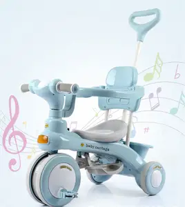 2023 fabbrica all'ingrosso nuovo design di sicurezza e confortevole triciclo per bambini a 3 ruote