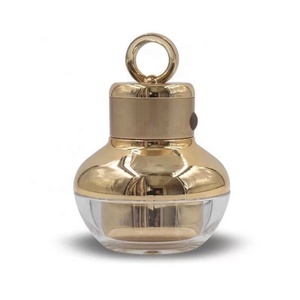 Envase Cosmético Vacío de 30g 50g, Contenedor de Maquillaje de Acrílico de Alta Calidad, Botella Dorada para Crema, Envases para Cosméticos - Product Image 1