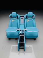 Sièges VIP arrière pour Mercedes-Benz Classe G, transformés en fauteuils de luxe quatre places avec ventilation, massage et fonction relax.
