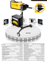 Machine de rectification de disques de frein Aomai AM983, machine de polissage à vitesse variable AM522, machine de réparation AC Schnitzer X6 E71 SUV/F02