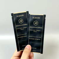 Sachet d'échantillon cosmétique personnalisé imprimé, 3ml, 5ml, 10ml, à trois soudures latérales, en aluminium, pour parfum, lotion, crème, poudre